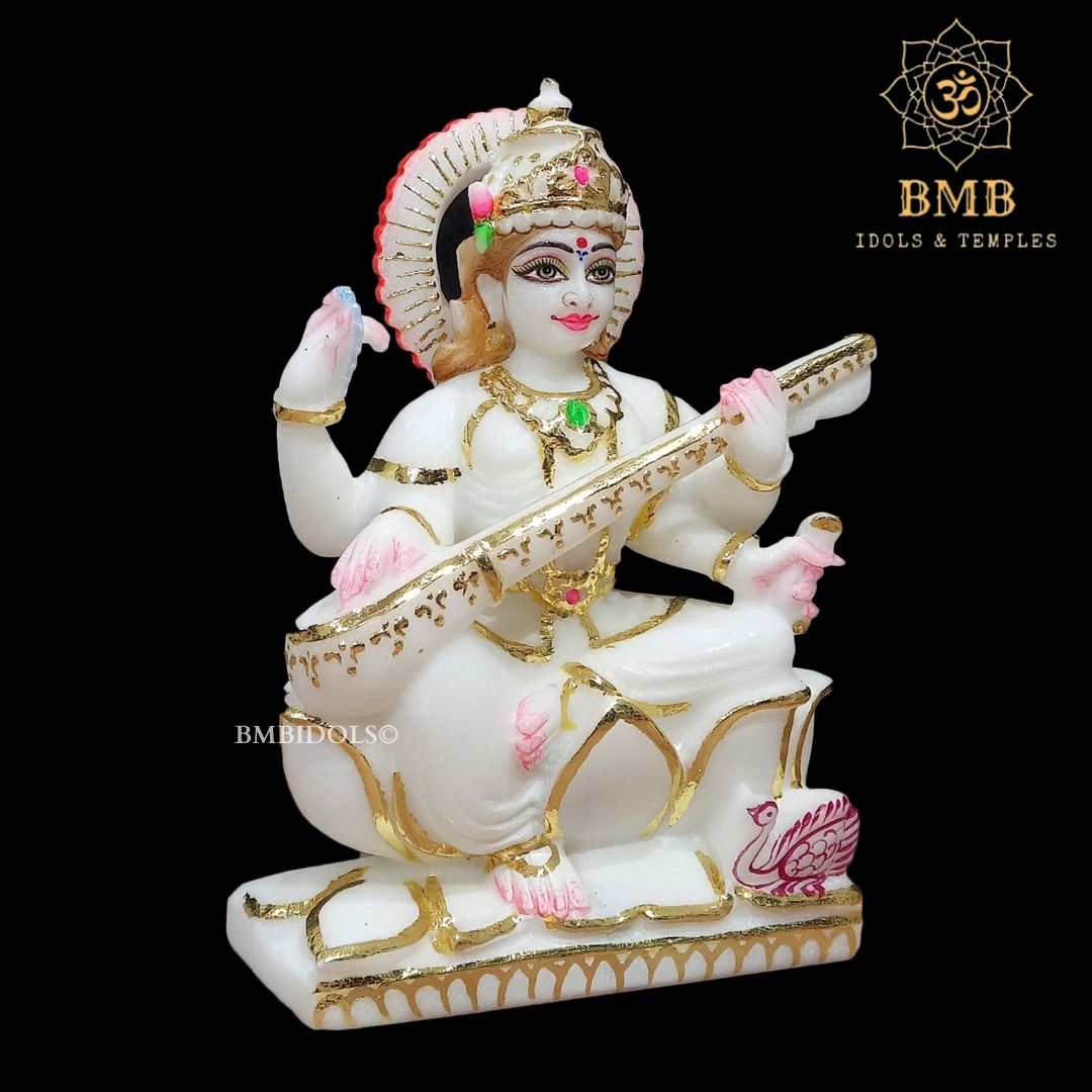 Marble Saraswati Idol